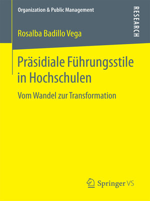 cover image of Präsidiale Führungsstile in Hochschulen